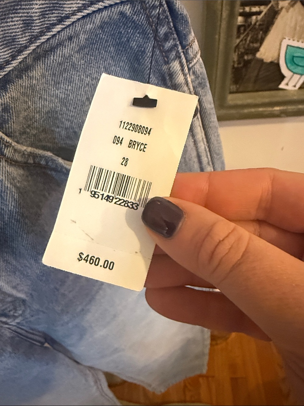 NWT Khaite Bryce Denim. Size 28 - Picture 2 of 8